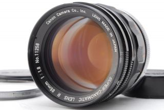 " Rare " [excellent,  ] Canon - Canomatic Lens R 85mm F/1.  8 From Japan