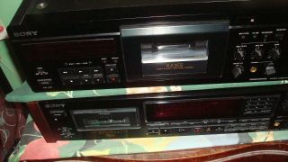 Sony Tc - Ka3es (bk) Stereo Cassette Deck Rare Perfect Maintenanced Ems