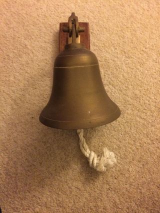 Vintage Brass Over Door Shop Bell,  Notification Doorbell