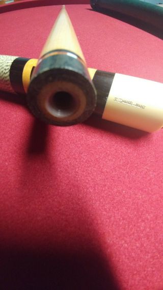 Rare Vintage Huebler Custom 4 point Pool Cue Stick 2