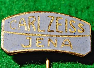 Antique Camera Carl Zeiss Jena Brand Photo Optics/camera/ Pin Badge/enamel/45
