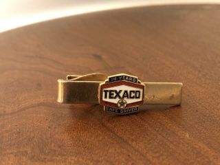 Vintage Texaco Safe Driver Award Tie Clip