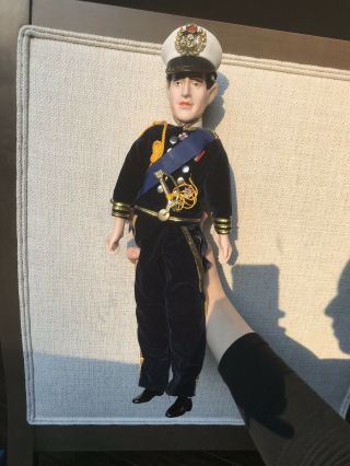 Prince Charles Vintage Doll 16 Inches With Accessories And Box