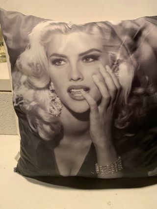 Rare Large Vintage Guess Jeans Pillow Limited Anna Nicole Smith 16 " X 16 "