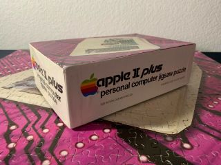 Rare Vintage Apple II Plus Jigsaw Puzzle Apple 2 Computer 3