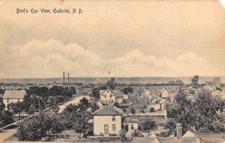 Enderlin North Dakota Birdseye View Of City Antique Postcard K82132