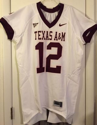 Game Used/worn Team Issued Texas A&m Aggies Jersey 12 - 12th Man Jersey - Rare