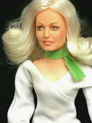 1977 Hasbro Charlies Angels Doll Jill Monroe Doll Farrah Fawcett
