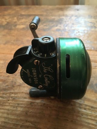 Vintage Johnson Century 100 - A Reel,  Made In U.  S.  A.