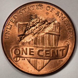 2018 Major Struck Thru Shield Cent Error Very Rare Date