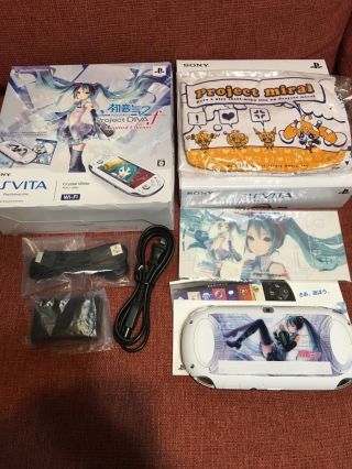 Console Hatsune Miku Limited Edition Japan Playstation Vita Wi‐fi Model Rare F/s