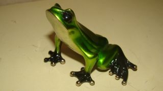 Tim Cotterill - - " Midori " - - Very Rare Show Frog - Bronze Frog - Frogman - Hard To Find - 1