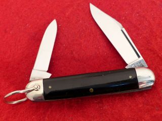 Rare Case Xx 1920 - 40 Era 2223r Lp Equal End Slick Black Knife