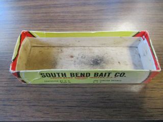 Vintage South Bend King Bass - Oreno 977 Rw Fishing Lure Empty Box
