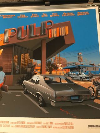 Laurent Durieux Pulp Fiction Timed Edition Mondo POSTER RARE EDITION 3