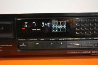 Rare Sony CDP - 707ESD Audiophile CD Player ES ESD 