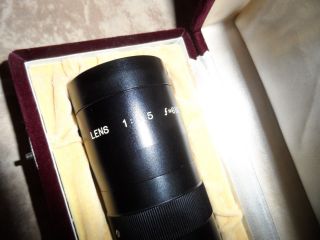 Rare Zakor Cine Telephoto Lens 6 inch 1:3.  5 No.  3608 2