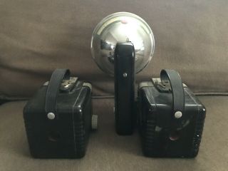 2 Antique Kodak Brownie Hawkeye Flash Model Box Camera (1949 - 1961) 3