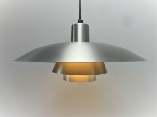 Ph 4/3 - Poul Henningsen - By Louis Poulsen - Aluminium - Rare Pendant Lamp