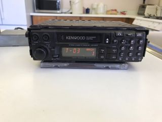 RARE KENWOOD KRC - 851D STEREO CASSETTE DECK WITH KDC - C400 10 DISC CD CHANGER 2