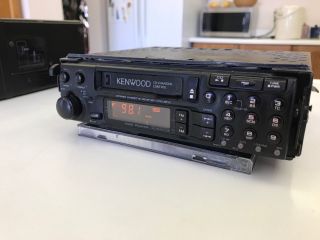 RARE KENWOOD KRC - 851D STEREO CASSETTE DECK WITH KDC - C400 10 DISC CD CHANGER 3