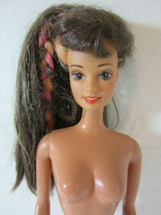 Barbie Vintage Tnt Body Side Ponytail Tinsel Hair Teresa