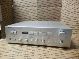 Denon Pma - 750 Vintage Hifi Stereo Amplifier Audiophile Rare Look Japan