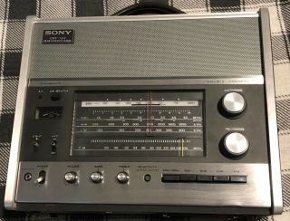 Very Rare Sony Radio CRF - 150 Shortwave AM FM Solid State 13 Band Receiver - - NOS 2