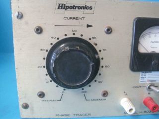 HIPOTRONICS MODEL H8030 - TC CURRENT PHASE TRACER P/N BS21 - 460 RARE 3