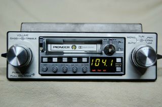 Vintage Pioneer Ke - 5000 Am/fm Cassette Car Stereo 4 Chevy Ford Mopar Old Rare