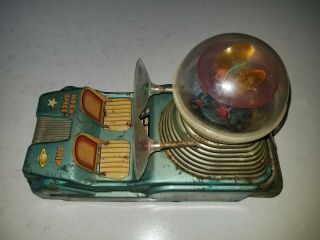 Robot Tin Toy 1950s Nomura Very Rare Moon Space Ship,  B/op Japan.