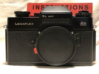 Rare Black Paint Leicaflex SL MOT Leica Leitz Vintage Film R M 2