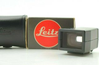 【RARE BOXED NEAR MINT】 Leica 28mm Bright - Line Viewfinder,  Case From JAPAN 2