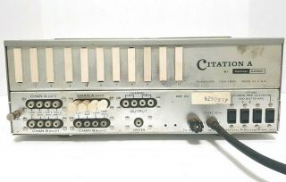 HARMAN KARDON Citation A Solid State Stereo Preamp Control Center RARE 2