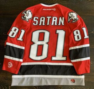 Vintage Rare Koho Buffalo Sabres Swords Red Satan 81 Hockey Jersey Men’s Large