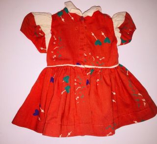 Vintage 1950s Terri Lee Shorthand Secret Dress Tagged