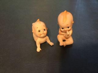 Vintage Porcelain Kewpie Doll Figurines (set Of 2)
