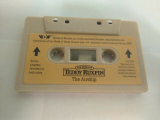 Teddy Ruxpin Cassette Tape The Airship Adventure Series Very Good Vintage 1985