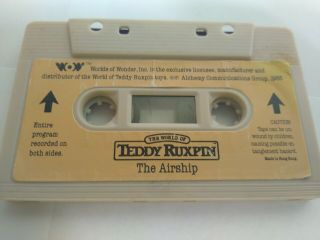 Teddy Ruxpin Cassette Tape The Airship Adventure Series Very Good Vintage 1985 2