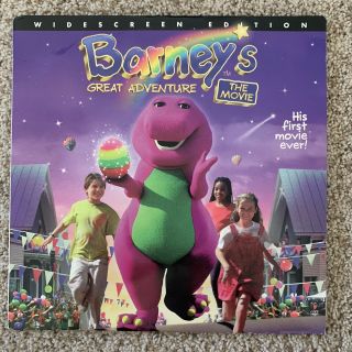 Barney’s Great Adventure The Movie Widescreen Laserdisc - Very Rare Late Release