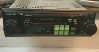 Rare Vintage 91 Old School Alpine 7502 Shaft Cassette Car Stereo Audio Amplifier