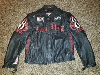 Rare Icon Moto Leather Jacket Dead Man 