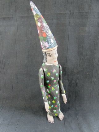 Master Oaxacan Carver,  Efrain Fuentes - Rare,  Very Early Work - Wizard Witch