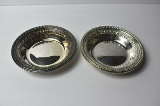 2 Vintage Reed & Barton 1201 Silver Plate Bowls