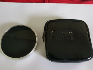 Canon 50mm 0.  95 dream lens.  Rare 72mm ND4X FILTER and CASE. 3