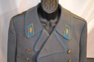 Rare Soviet Russian Air Force General Great Coat Winter Uniform Ussr Post Wwii
