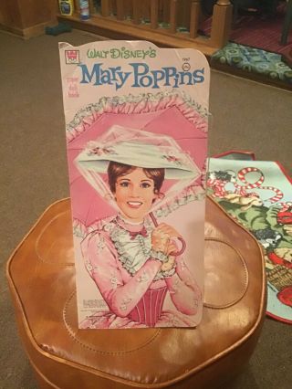 Vintage 1967 Walt Disney Mary Poppins Paper Dolls Uncut