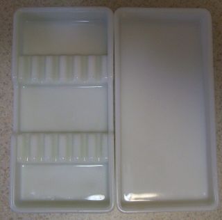 Antique,  Vintage,  The American Cabinet Co,  Two (2) Milk Glass Dental Trays