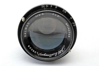 Dallmeyer 5 " (127mm) F3.  5 Dalmac 127/3.  5 Medium Format Barrel Lens,  Rare Beauty