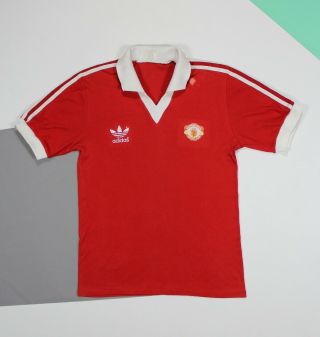 Rare Vintage 1980 1981 1982 Manchester United Home Football Shirt